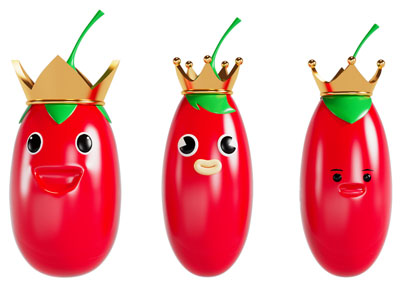 现代西红柿雕塑雕刻摆件