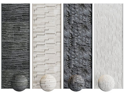 现代文化石、岩板背景墙、护墙板