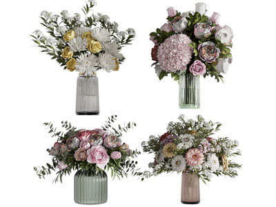 现代轻奢花瓶花卉