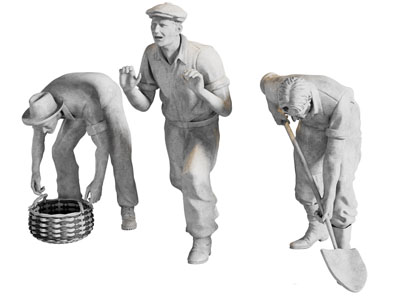 现代劳工苦力人物雕塑雕刻3d模型 现代劳工苦力人物雕塑雕刻