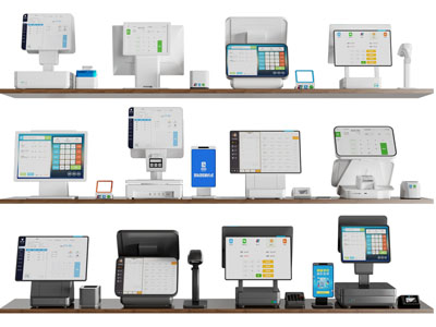 现代超市便利店收银机3d模型 现代超市便利店收银机