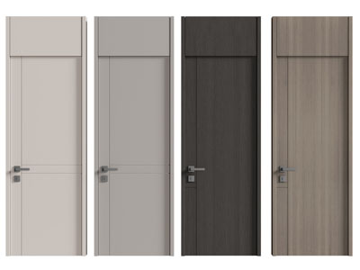 现代实木单扇平开门