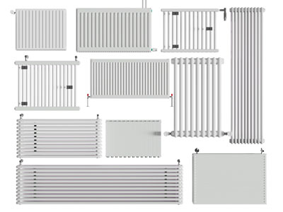 现代暖气管、暖气片