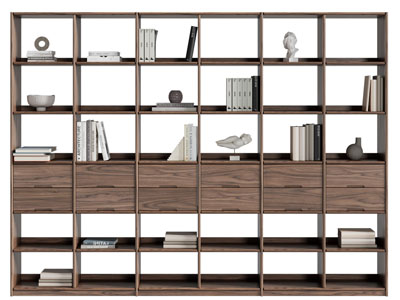现代实木装饰柜、书柜