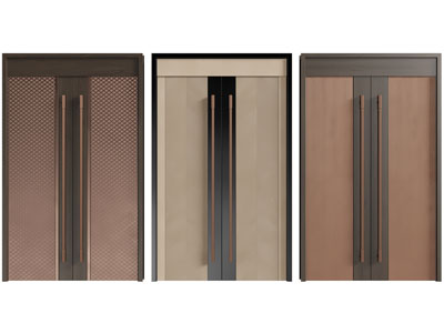 现代双开门、大门