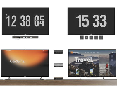 现代电视机3d模型 现代电视机