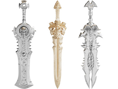 欧式装饰雕花的剑、武器3d模型 欧式装饰雕花的剑、武器