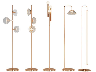 现代轻奢落地灯