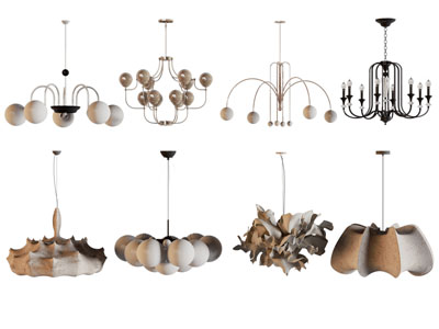 现代球形灯罩吊灯