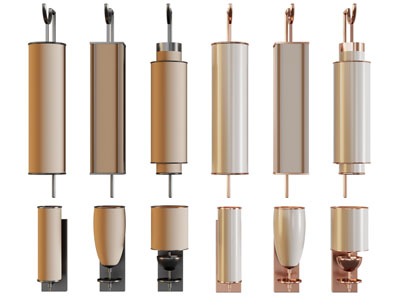 新中式圆柱形壁灯