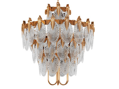 现代轻奢圆形水晶吊灯