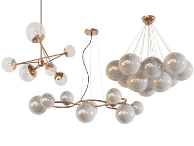 现代轻奢泡泡吊灯