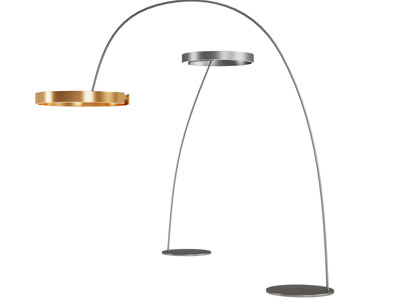 现代金属落地灯