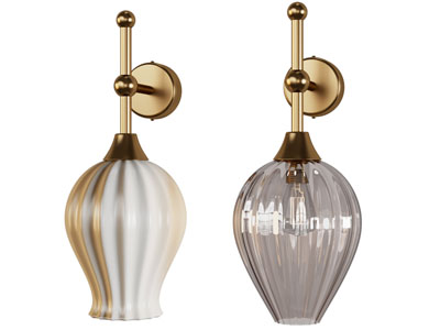 现代花朵灯罩壁灯