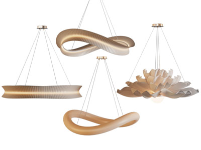 现代不规则环形吊灯