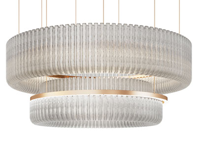 现代圆形水晶吊灯