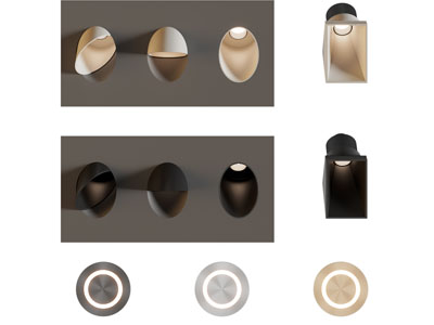 侘寂风可转向壁灯 小夜灯 感应灯