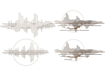 新中式山脉墙饰挂件