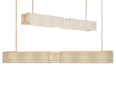 新中式长方形吊灯