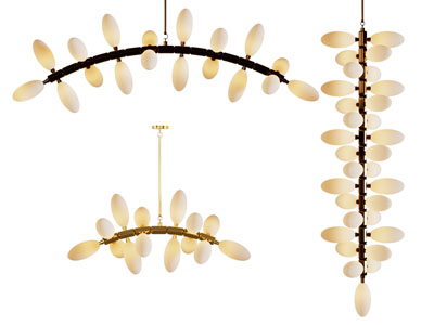 现代花苞灯泡吊灯