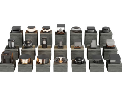 新中式地灯 草坪灯 装饰景观灯