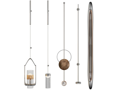 新中式垂线壁灯