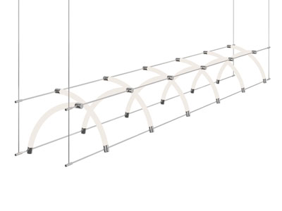 现代棒状灯管组合吊灯3d模型 现代棒状灯管组合吊灯