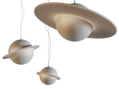 现代星球吊灯3d模型 现代星球吊灯