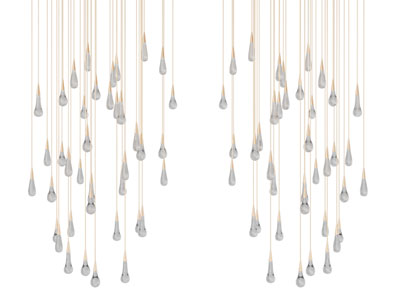 现代雨滴吊坠吊灯