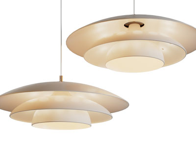 现代三层灯罩吊灯