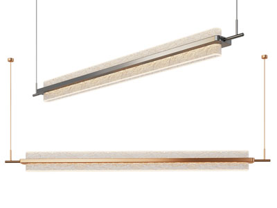 新中式一字长条吊灯