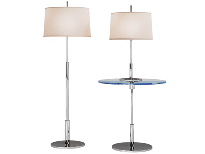 现代角几落地灯