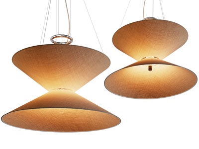 现代布艺灯罩吊灯3d模型 现代布艺灯罩吊灯