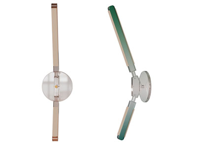 现代可调方向的壁灯