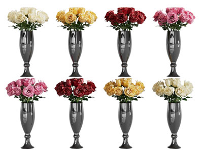 现代花瓶花卉摆件组合