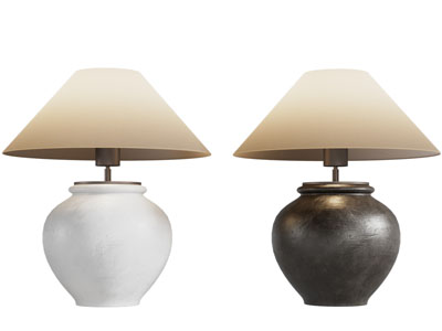 现代台灯 床头台灯3d模型 现代台灯 床头台灯