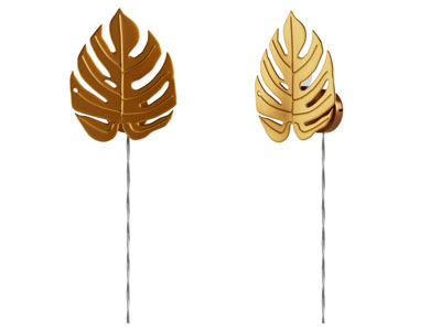 现代轻奢树叶壁灯