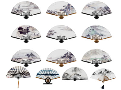 新中式折扇、墙饰挂件