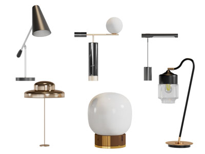 现代轻奢台灯 床头台灯