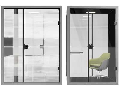 现代带卡座的静音舱 商务洽谈室 办公室隔间3d模型 现代带卡座的静音舱 商务洽谈室 办公室隔间