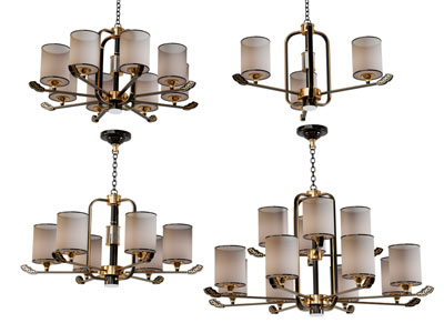 新中式多头吊灯