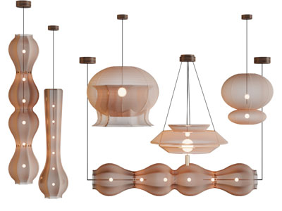 侘寂风吊灯 餐厅 客厅吊灯3d模型 侘寂风吊灯 餐厅 客厅吊灯