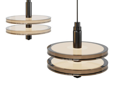 现代双层圆形吊灯