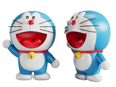 现代机器猫儿童玩具摆件