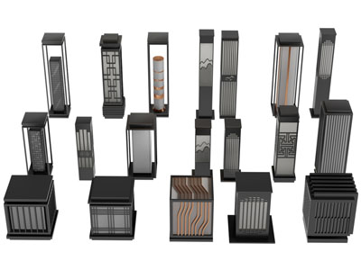 新中式地灯 草坪灯 装饰灯 景观灯3d模型 新中式地灯 草坪灯 装饰灯 景观灯