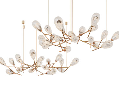 现代轻奢水晶吊灯3d模型 现代轻奢水晶吊灯