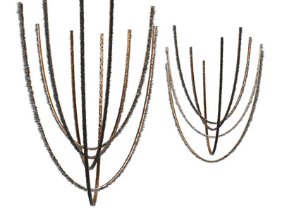 现代U字形拼接吊灯3d模型 现代U字形拼接吊灯