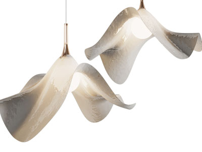 现代不规则灯罩吊灯3d模型 现代不规则灯罩吊灯