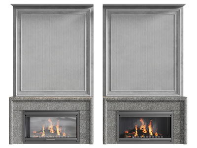 现代壁炉火炉