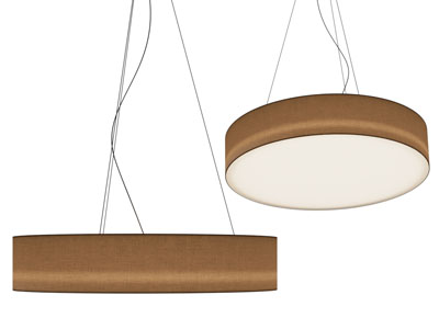 现代布艺纹理灯罩的圆形吊灯3d模型 现代布艺纹理灯罩的圆形吊灯